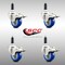 Service Caster 3 Inch 316SS Blue Poly Swivel 3/4 Inch Expanding Stem Caster Set Lock Brake SCC-SS316TTLEX20S314-PPUB-BLUE-34-4 - alternate 4